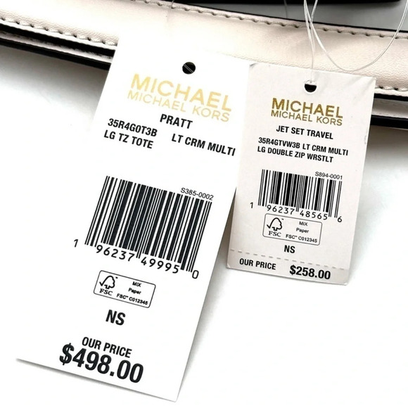 Michael Kors Pratt Large Signature Logo Tote Bag & Double Zip Wallet (NWT) - Picture 13 of 13